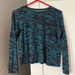 Proenza Schouler long sleeve tee in print lg